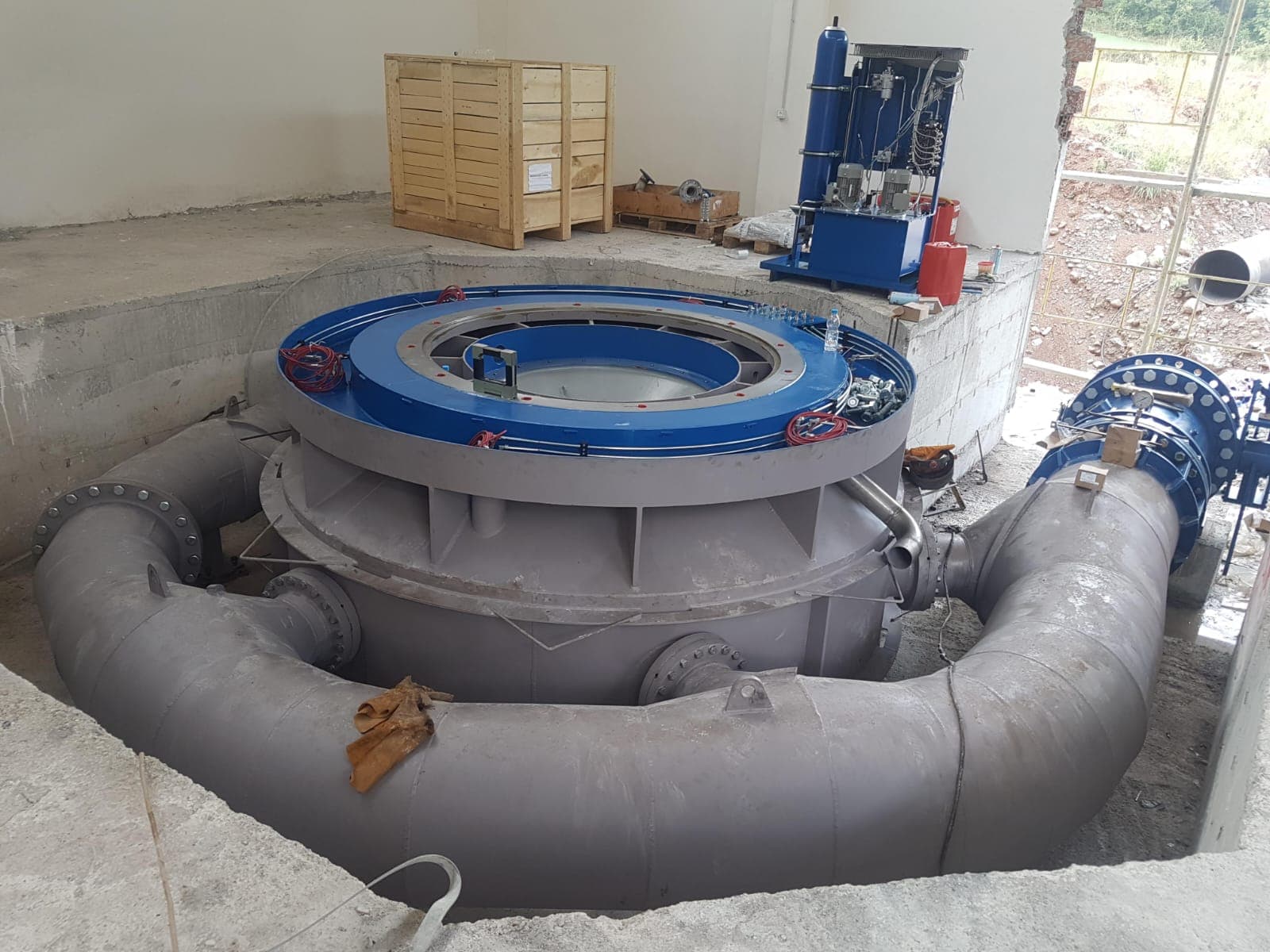 Industrial turbine system